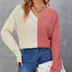 Two Toned Sweater